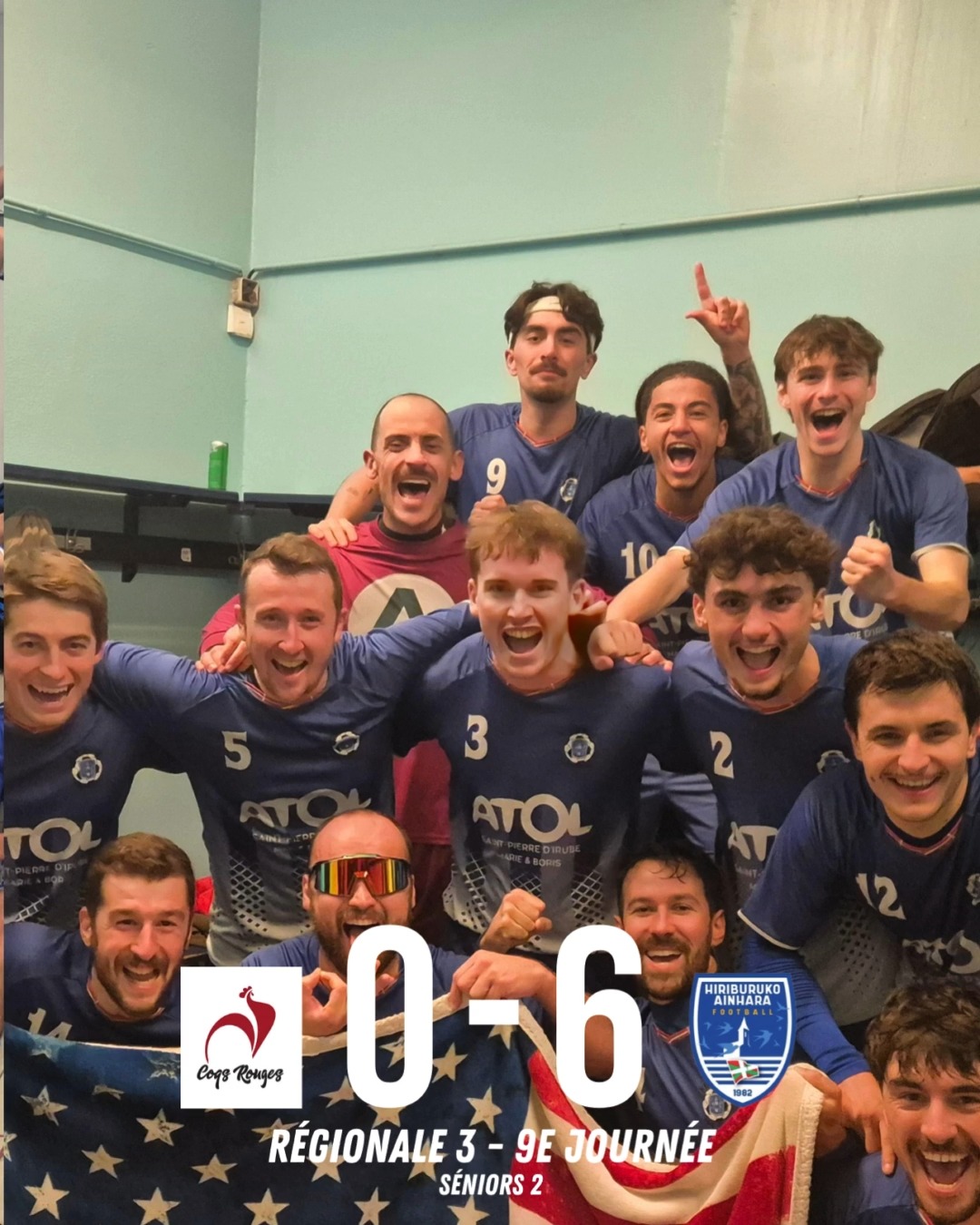 💬 Voici les déclas de nos coachs 🔵⚪️ après les matchs du week-end
✅ Yannick coach satisfait des Séniors 2 qui se relancent en R3 après leur superbe victoire ches les Coqs Rouges de Bordeaux
✅ Régis hyper fier des Séniors Féminines qui décrochent au courage et grâce à leur collectif la qualif en Coupe @districtfoot64 
✅ Sylvain dirigeant des Vétérans qui ont vaincu la boue pour assurer la qualification en D1
#AupaHiriburu