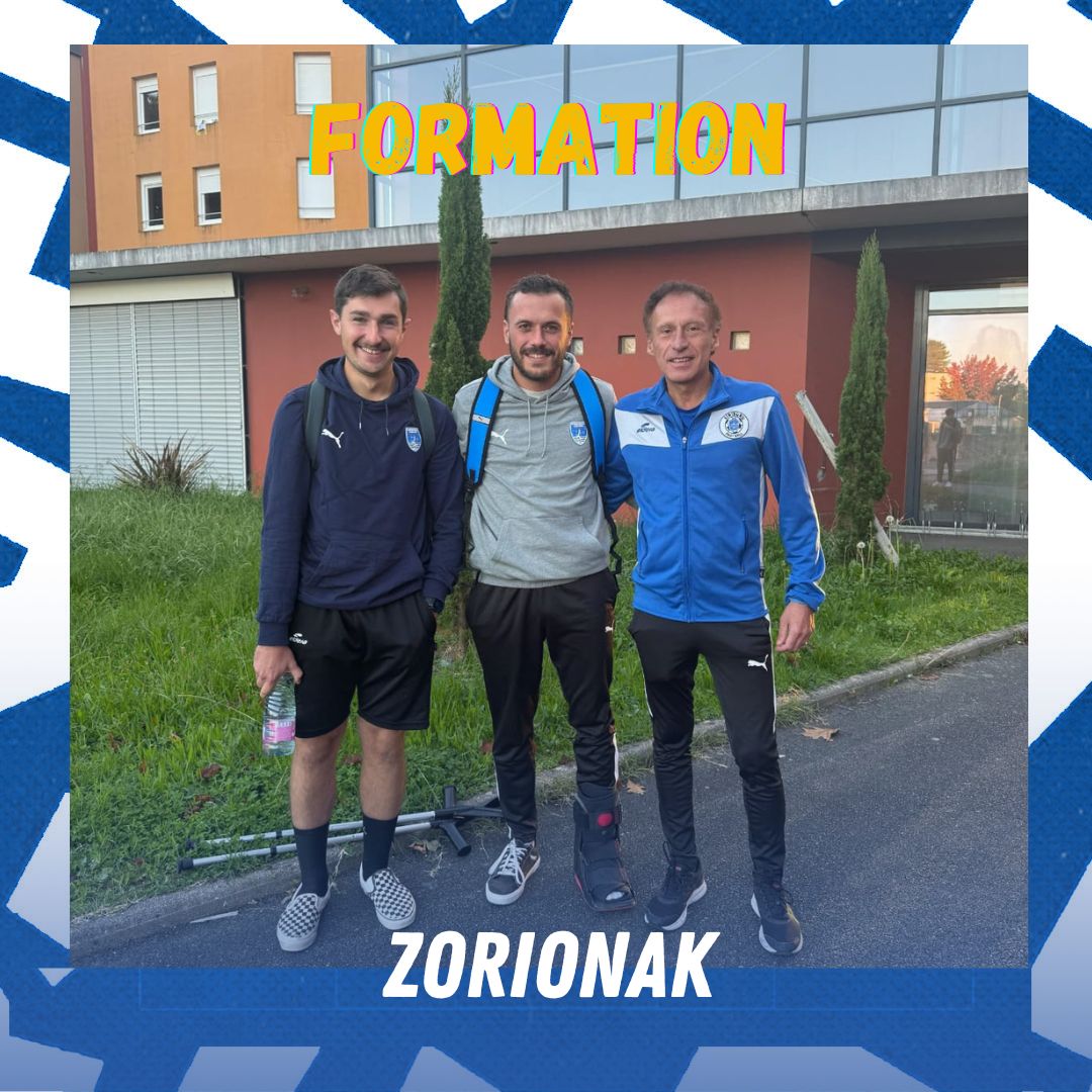 🚨 3 nouveaux coachs diplômés au HAF 👨‍🎓
👏 Bravo à Oihan (U14), Damien (U17) et Georges (U15) qui ont validé leur formation de 6 mois et obtiennent tous les 3 le Diplôme Fédéral (DF) Coach Jeunes 
Les 🔵⚪ sont fiers de vous et heureux de pouvoir compter sur de nouveaux encadrants diplômés

#AupaHiriburu #grandirensemble