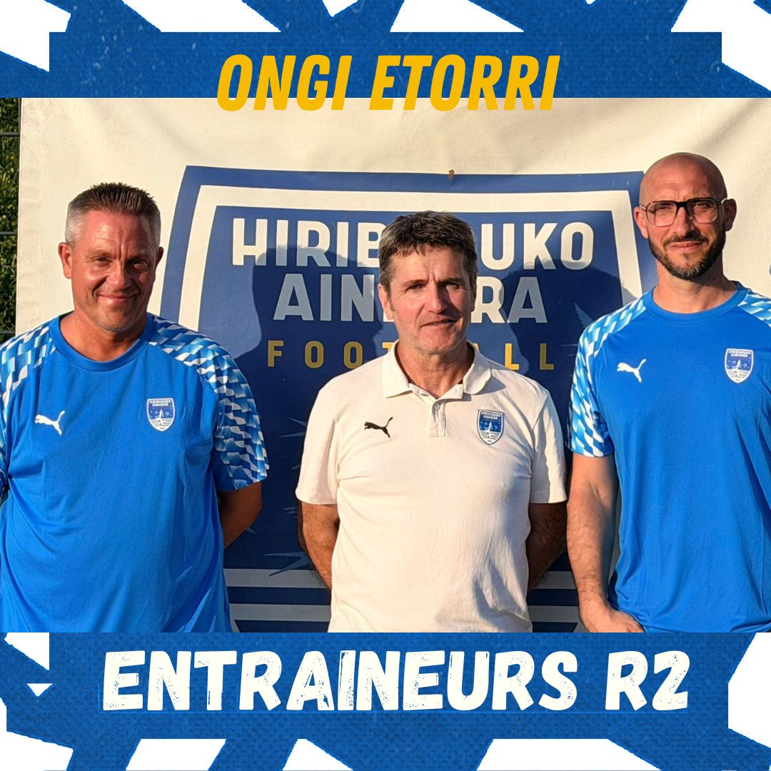 🚨 Le HAF est heureux de vous annoncer l'arrivée de @sebastiencamiade et @yannickpartie comme entraineurs de l'équipe Sénior Régional 2 🔵⚪

Ils seront également impliqués  dans la poursuite de la structuration du club et de ses équipes et sa direction technique. C'est une vraie chance pour le HAF de pouvoir compter sur un duo d'entraineurs expérimentés qui connait parfaitement le football local

💬 Jean-Marie Motxotoguy, président du HAF : "Un duo de coachs exigeants prend les rênes de l'équipe, ils sont motivés pour s'engager plusieurs saisons et pour poursuivre la structuration du Club. Une nouvelle page se tourne, un nouveau chapitre s'ouvre."

🙏 Merci à Xavier Lagouanelle et Maxime "Ptit Lu" Delucinge pour le travail accompli durant ces nombreuses années. On vous souhaite une belle réussite dans vos nouveaux projets. Vous serez toujours les bien venus à Etxerruti.

#AupaHiriburu #grandirensemble #football #paysbasque #recrutement