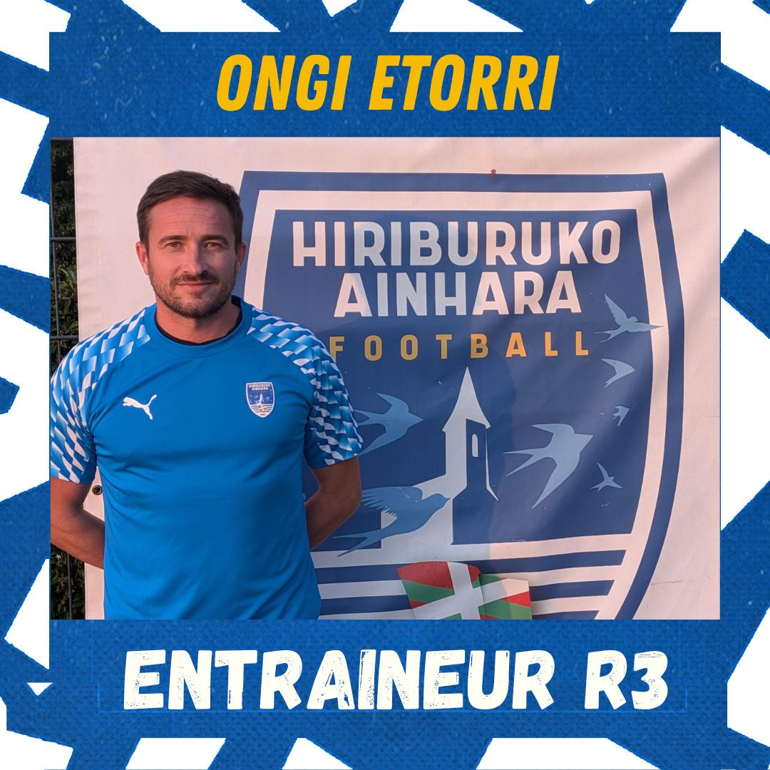 🚨 Raphaël Arosteguy rejoint à son tour le HAF pour prendre les renes de l'équipe Sénior Régional 3 🔵⚪

Ancien joueur de l'Aviron Bayonnais FC et des Genêts d'Anglet, il a ensuite été adjoint en seniors en R1 et R2. Il entrainait ces dernières saisons au sein de la préformation de l'Aviron.

Ongi Etorri Raphaël !

🙏 Et merci à Yannick Sausset qui a maintenu l'équipe en R3 cette saison au prix d'une fantastique remontada.

#AupaHiriburu #grandirensemble #football #paysbasque #recrutement